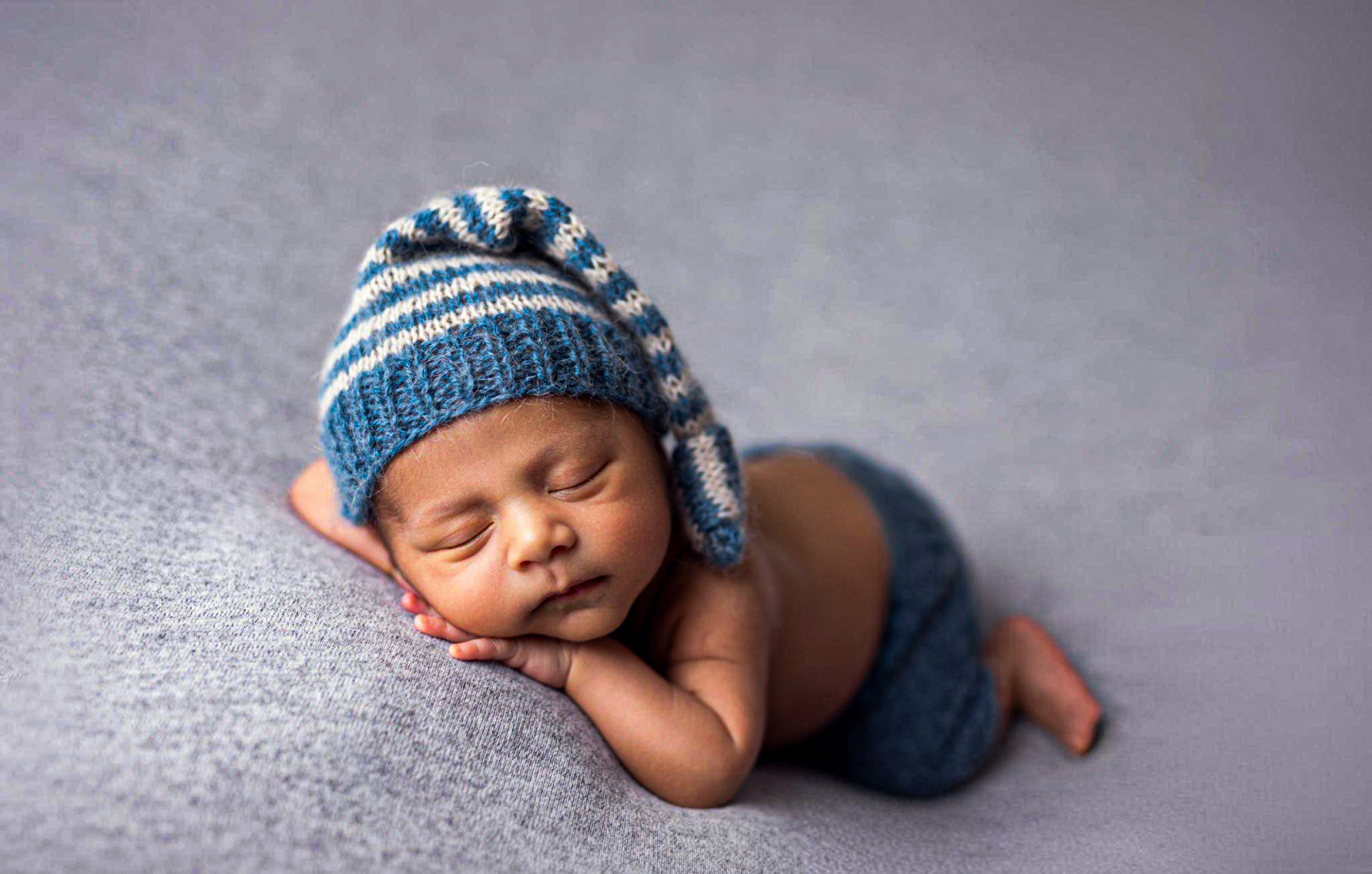 Baby with Parents Retouching