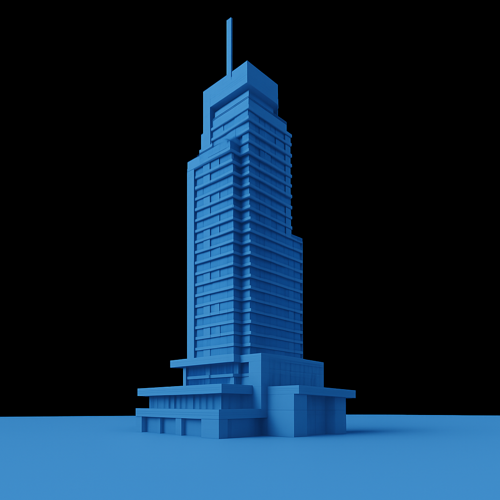 3D Commercial Exterior Rendering